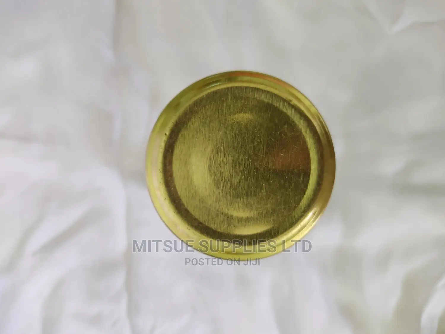 A Box of 99 Jam/Storage Jars- 190ml With Gold Lids