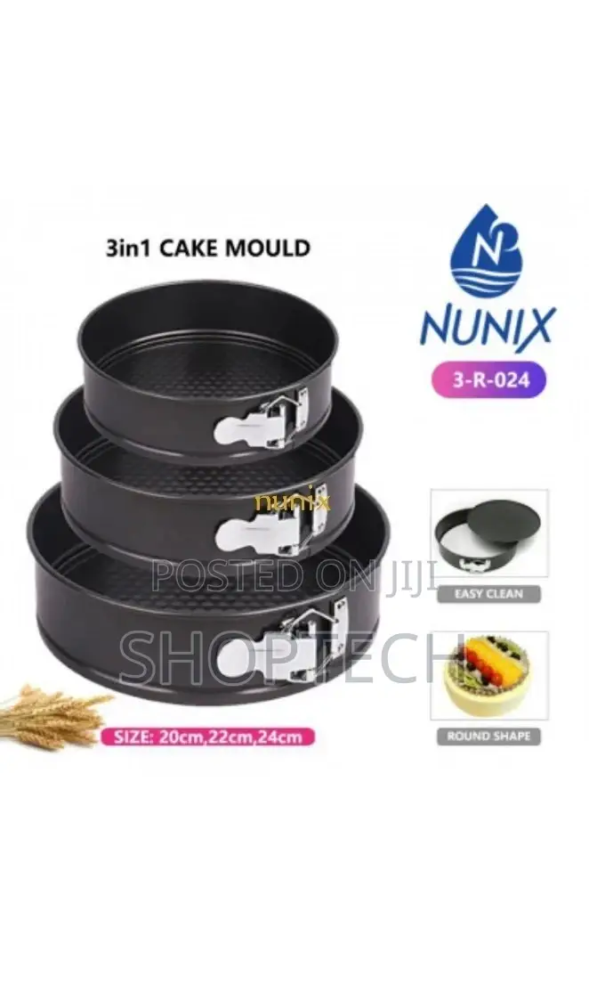 Cake Mould Mix, 3in1 R 20-22-24 NUNIX