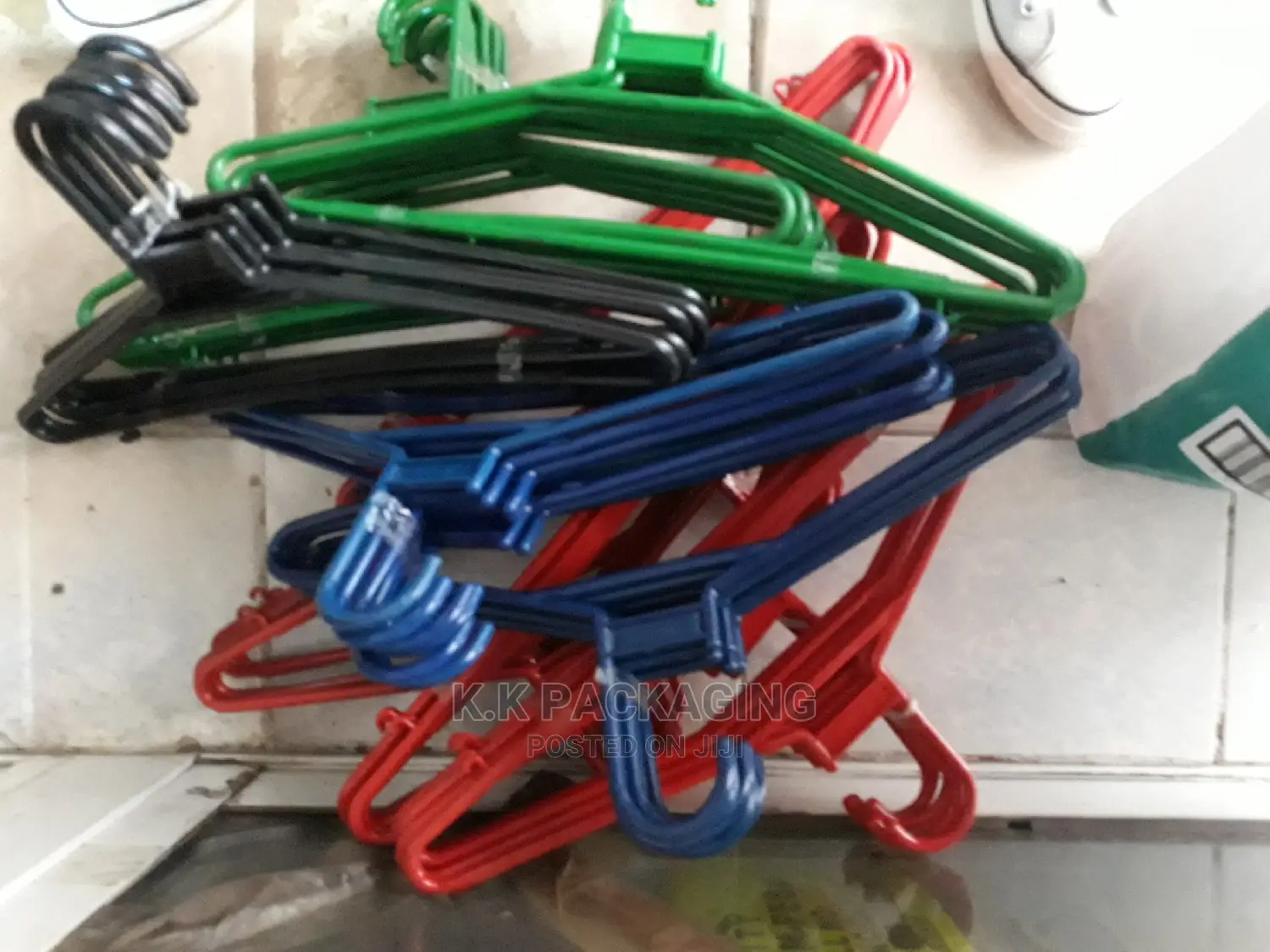 All Colours Plastic Hangers