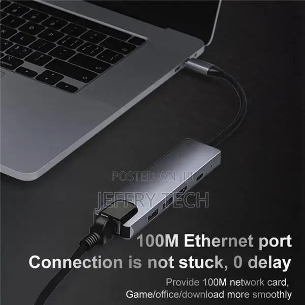 Type-C to Hdmi Pd 5 in 1 Notebook Docking Station Usb3.0 Hub