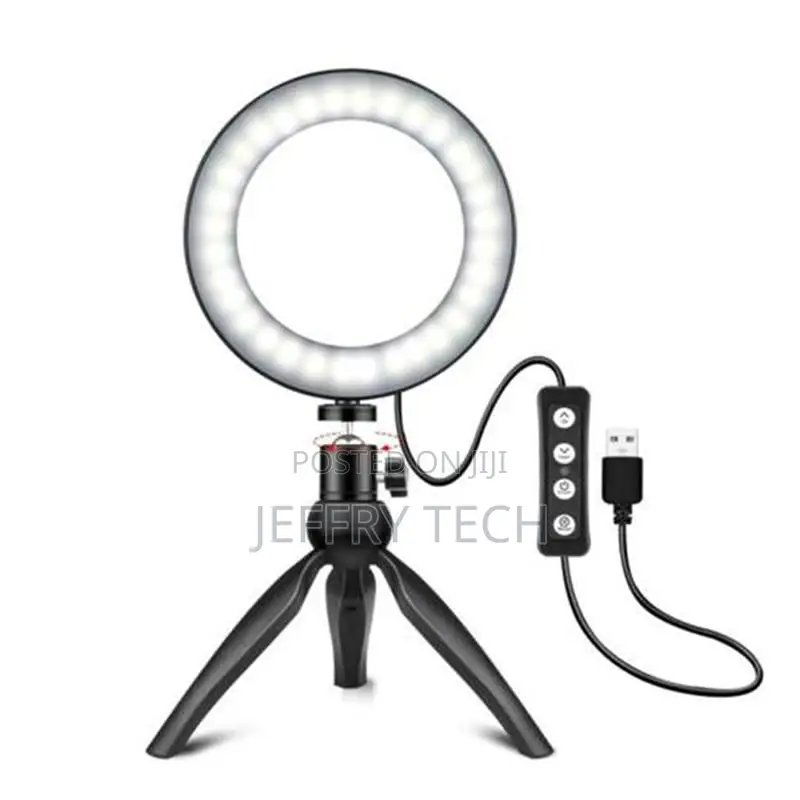 Desktop Ring Lamp Mobile Phone Triangle Bracket Selfie Live