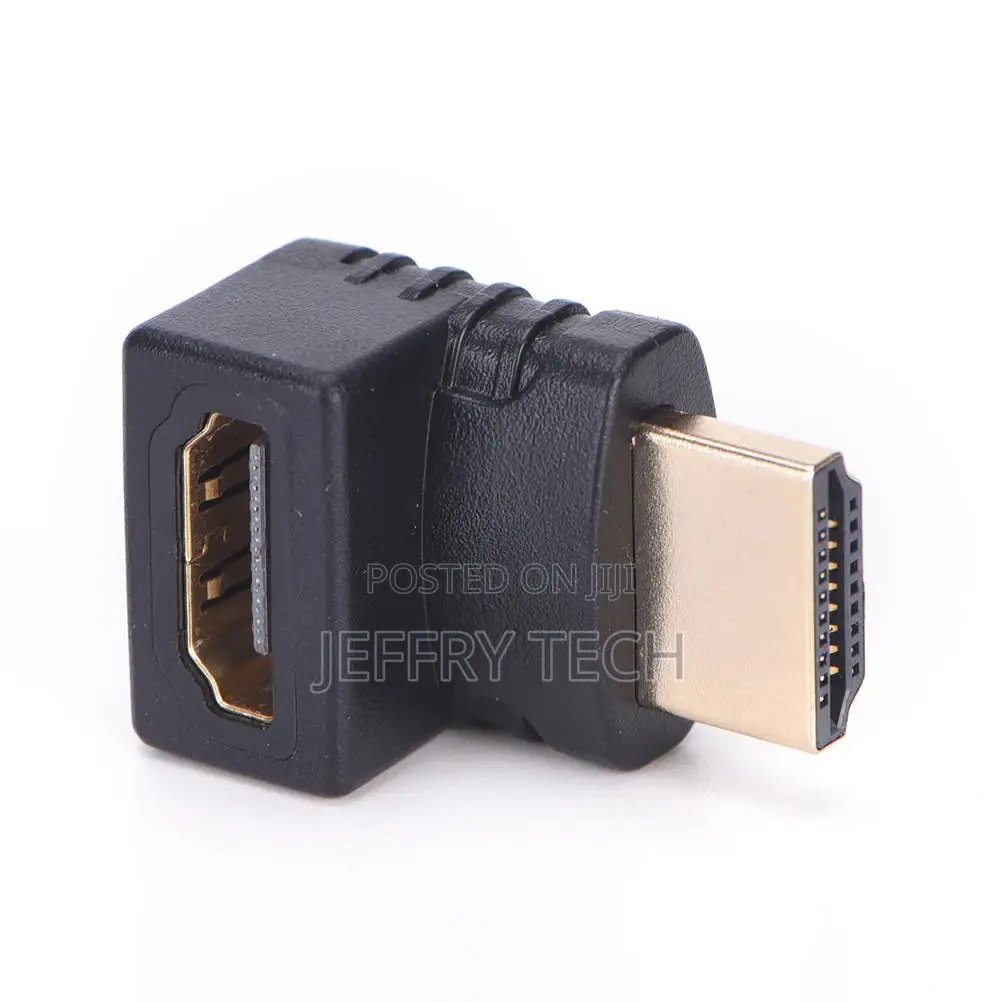 HDMI Male to Female Right Angle Connector Adapter 270 Degree