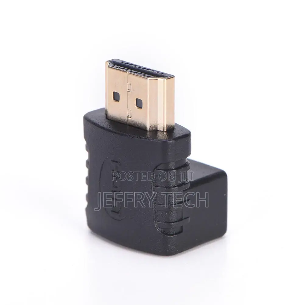 HDMI Male to Female Right Angle Connector Adapter 270 Degree