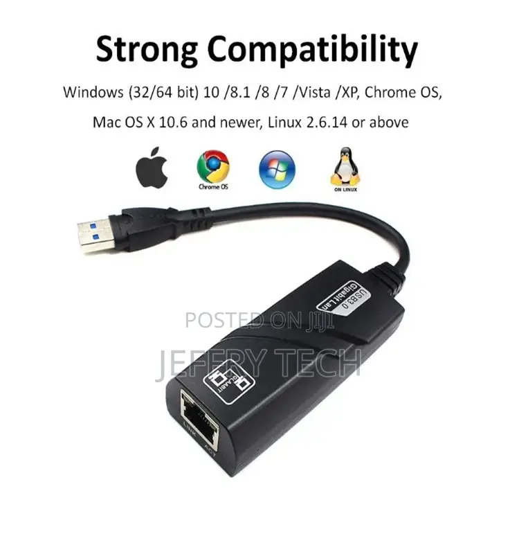 Hight Speed USB 3.0 to Gigabit Ethernet RJ45 LAN (10/100/100