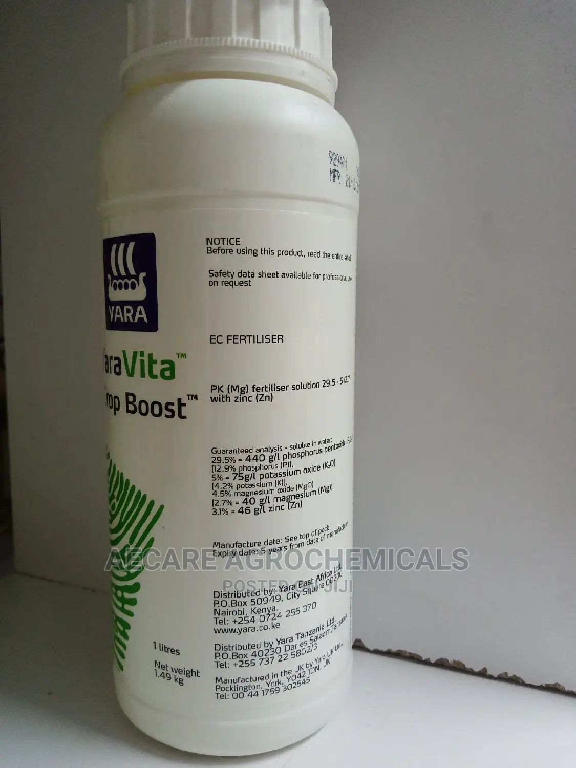 Yara Vita Crop Boost 1 Litre