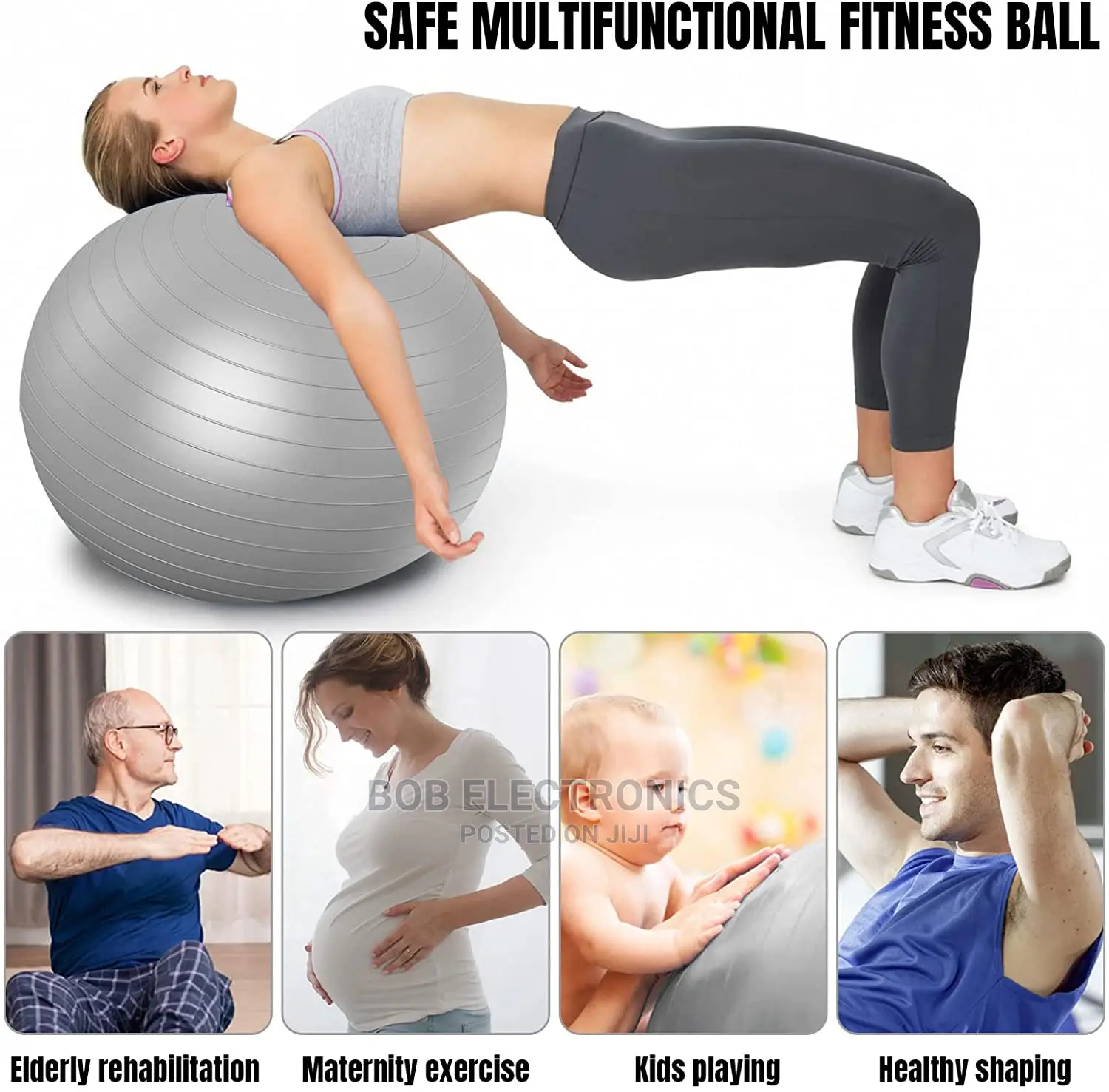 75cm Multicolor Anti Burst Yoga Exercise Ball