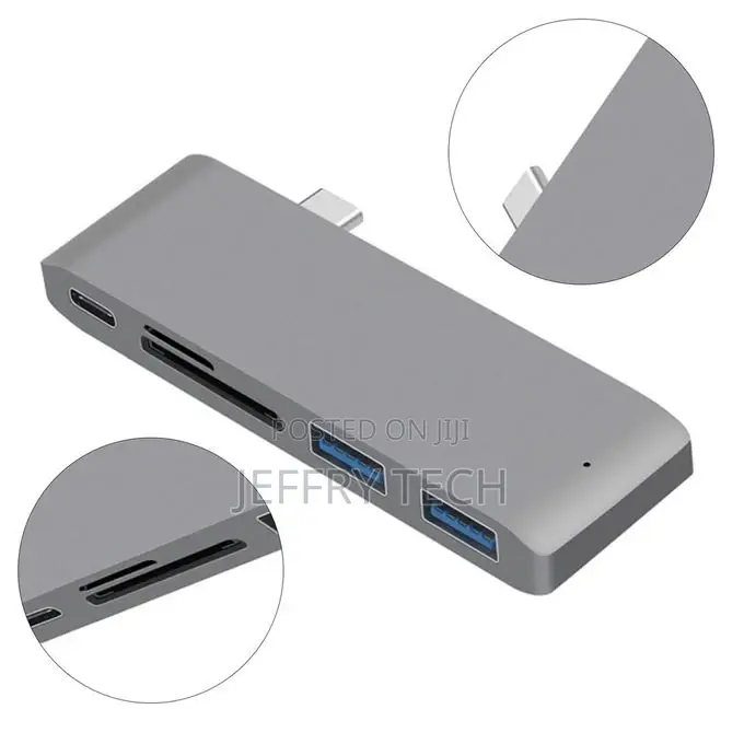 Hub USB-C to Hdmi-Compatible Splitter Type-C Docking Statio