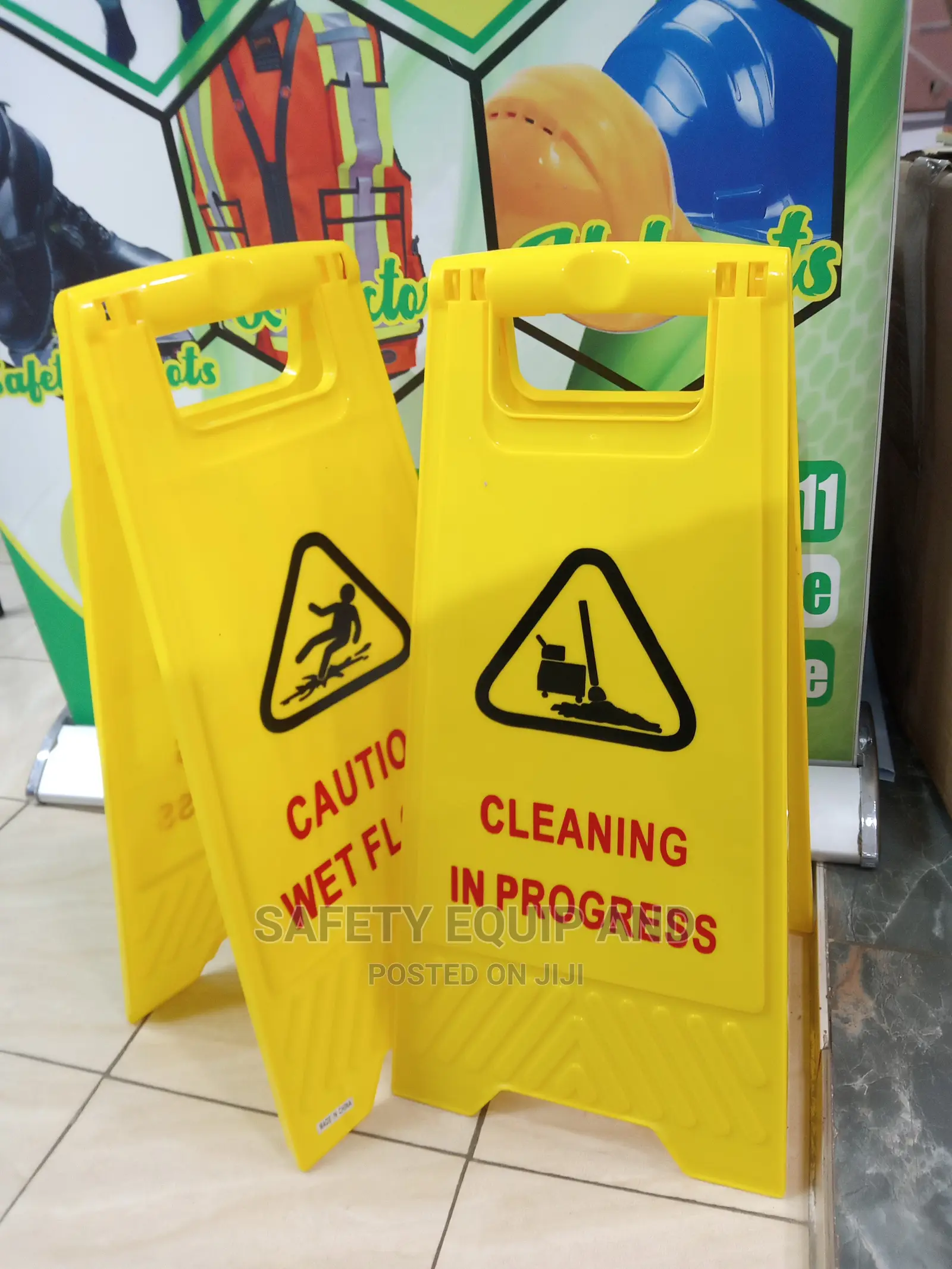Pop Up Wet Floor Signs