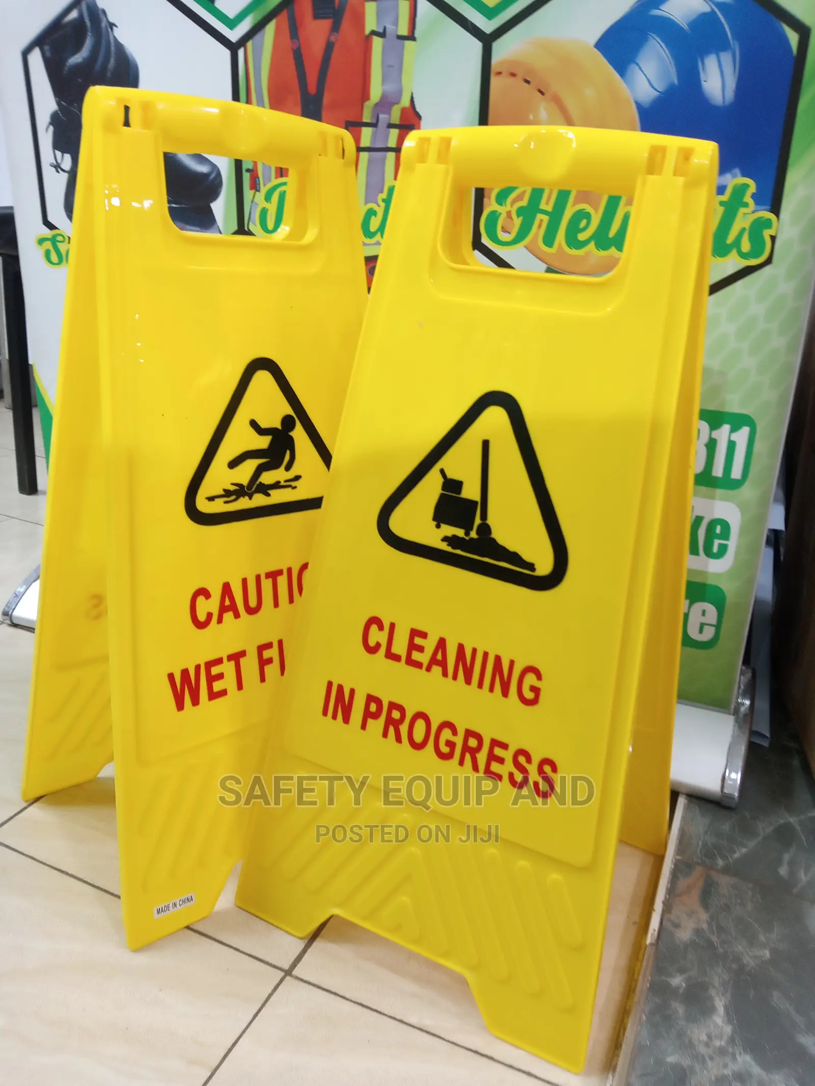 Cleaning in Progress Signs