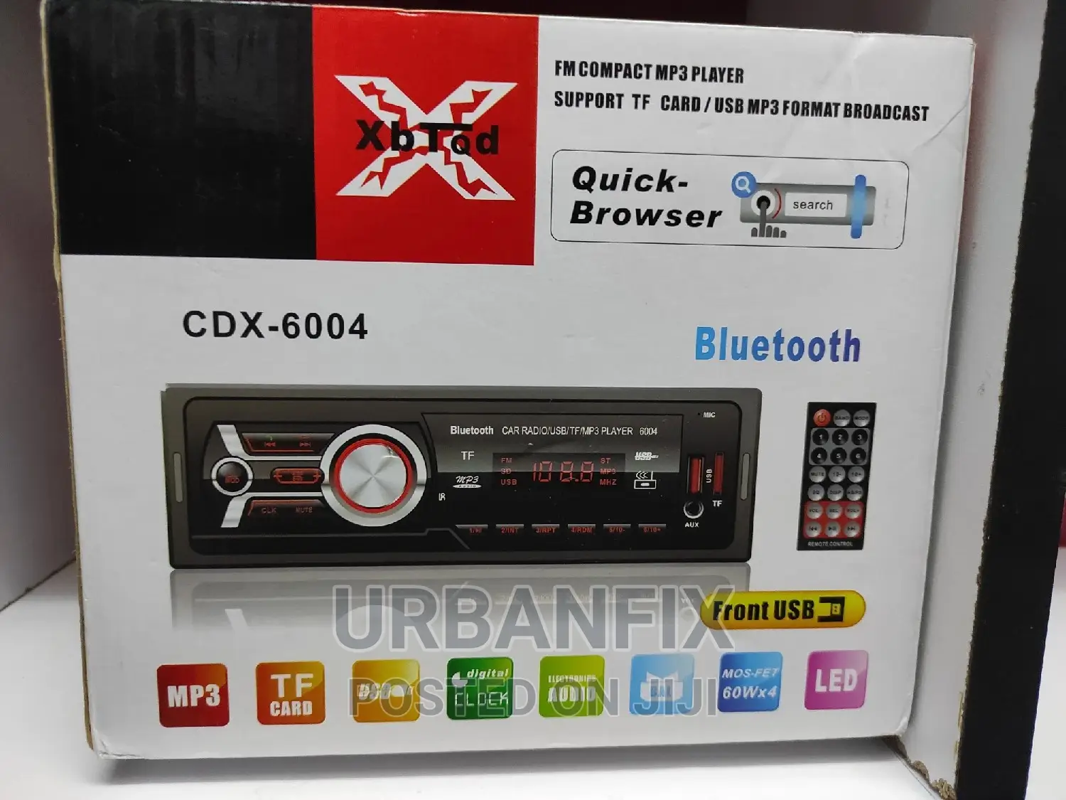 Car Radio With Bluetooth, FM, Usb, Aux