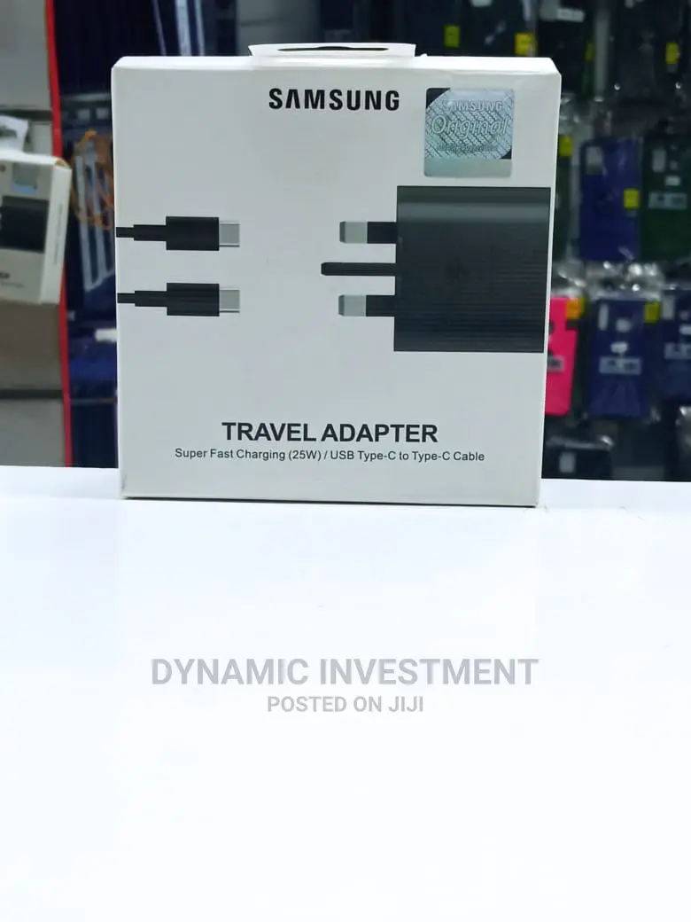 Original Samsung Super Fast Charger (25W,Type C to C Cable)