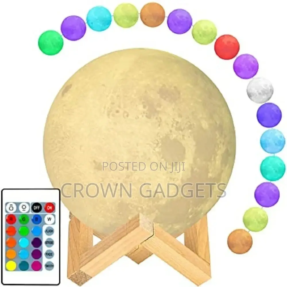 Moon Lamp Night Light Kids 5.9 Inch Galaxy Star Lamp 16 Colo