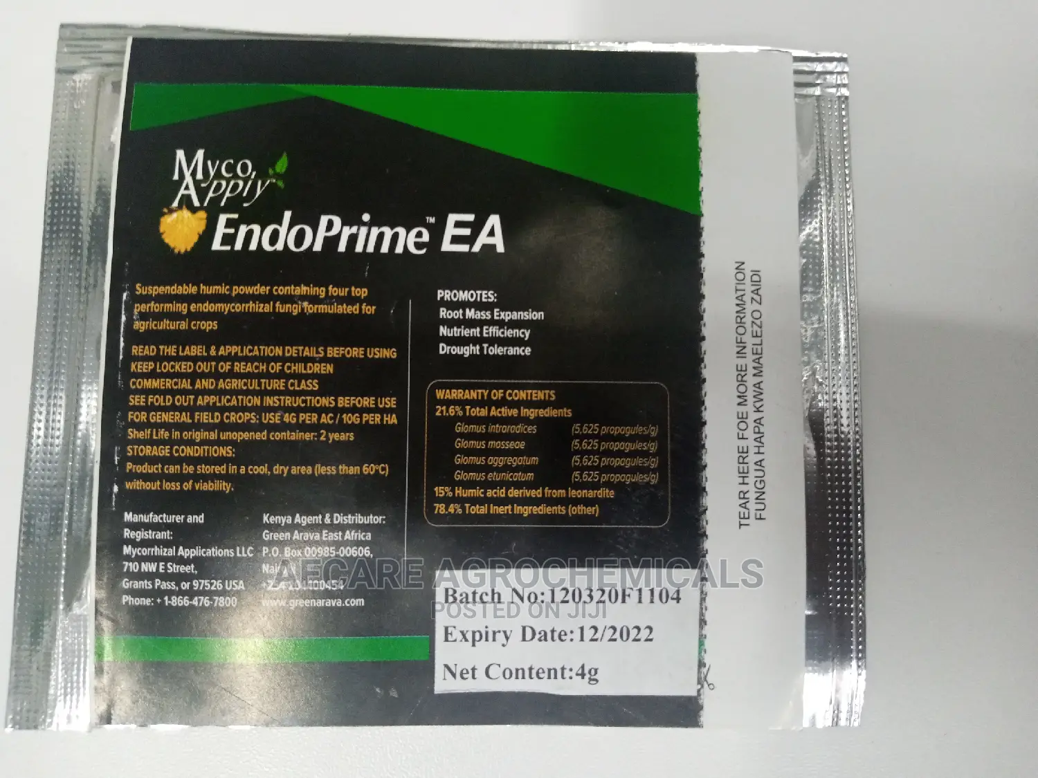 Mycoapply Endoprime 4 Grams Mycorrhizae Mycorrhizal Fungi