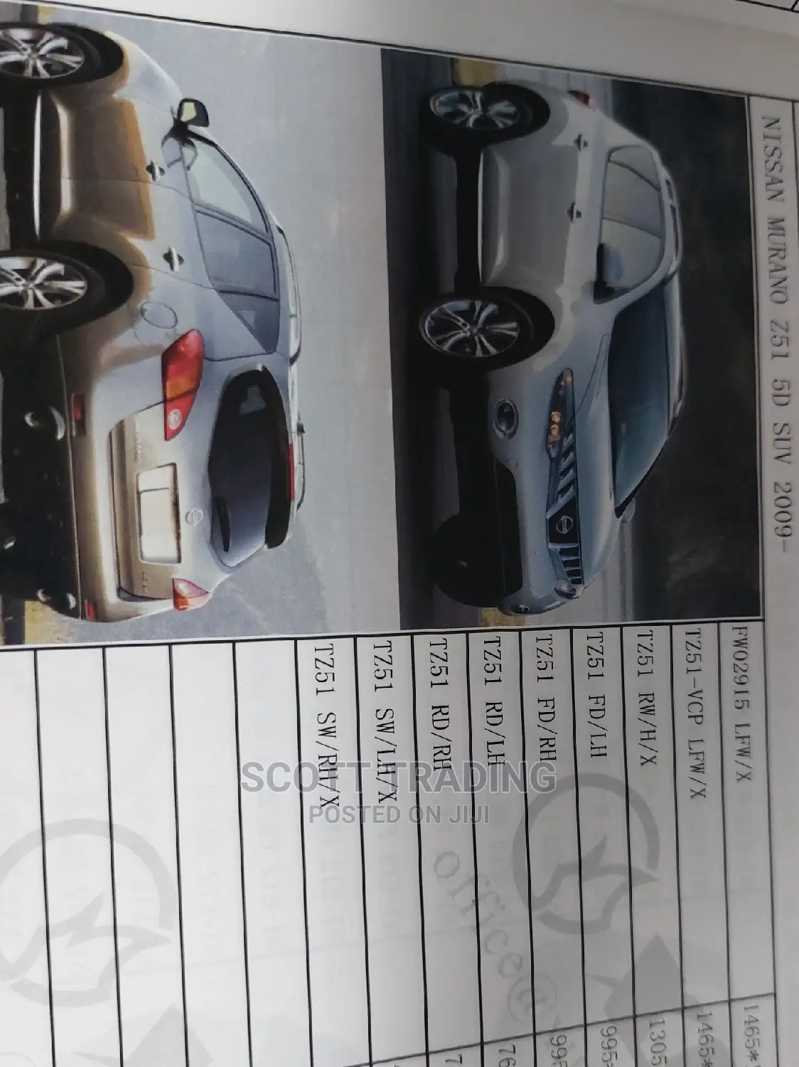Murano Zt51 Nissan Front Windscreen