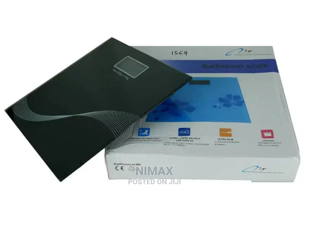 Digital Bathroom Scale Tampered Glass Max 130kgs
