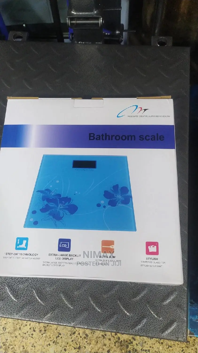 Digital Bathroom Scale Tampered Glass Max 130kgs