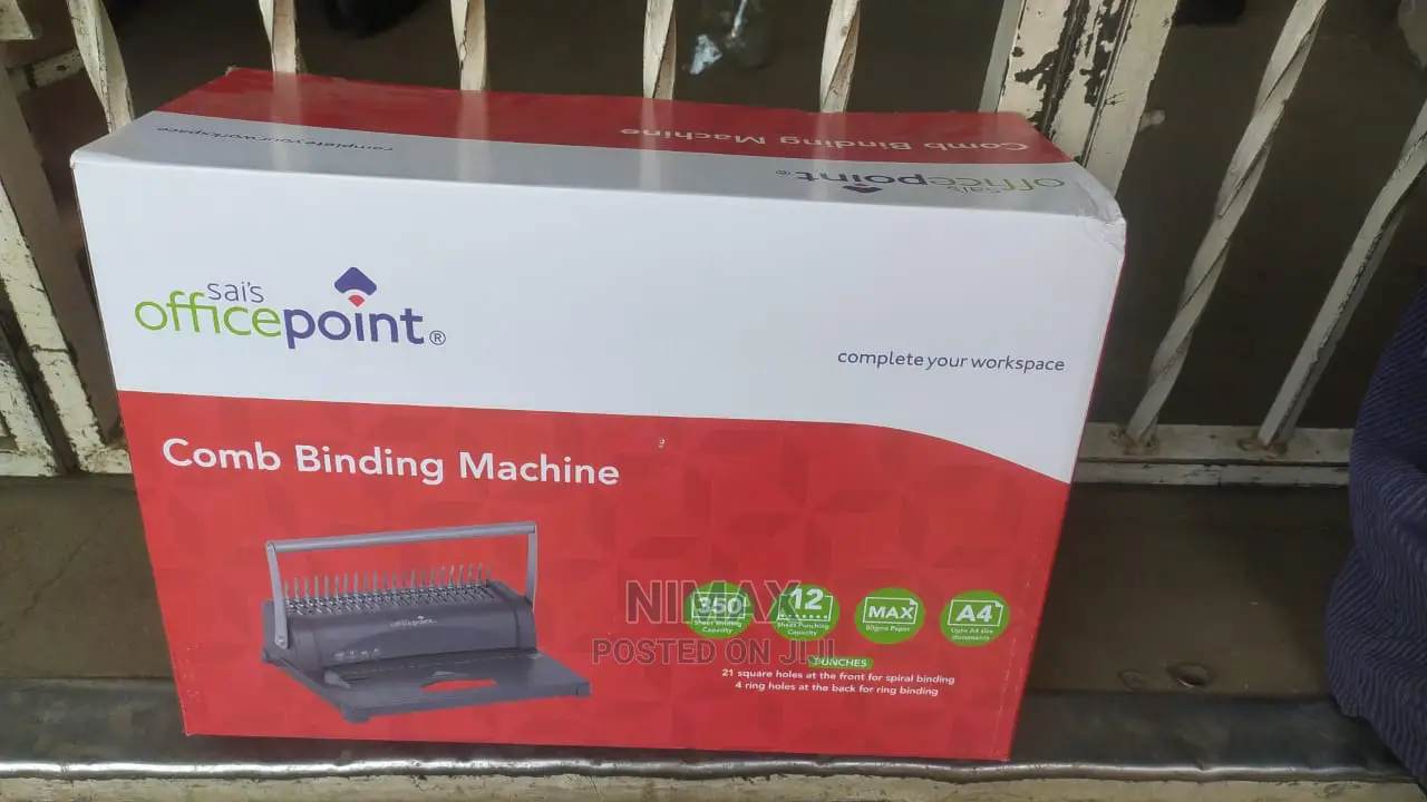 Office Point Comb Spiral Binder Machine