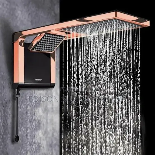 Acqua Duo Rose Gold Lorenzetti Instant Shower Stylish Duo Acqua Storm