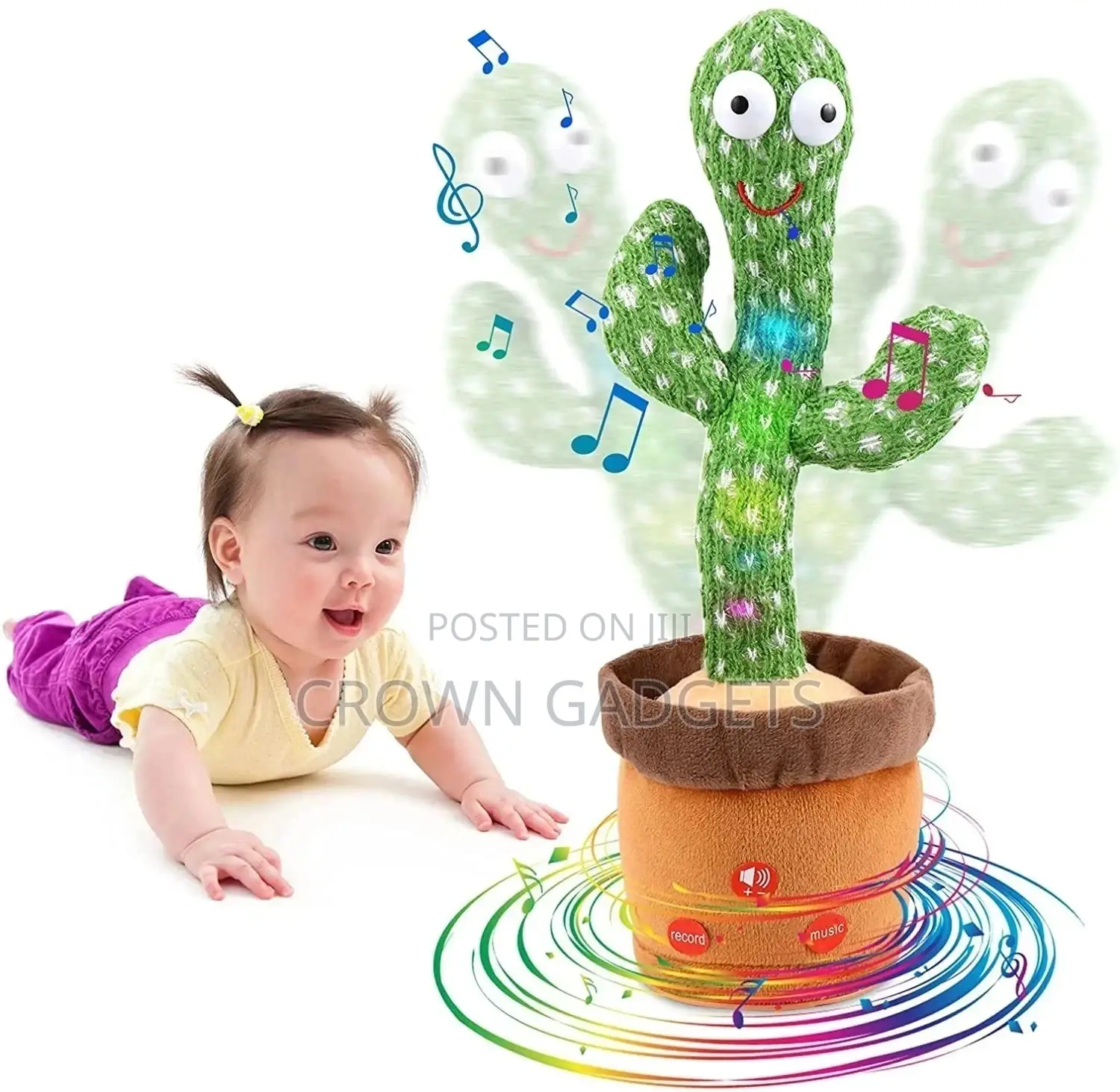 Singing Dancing Cactus Toys Funny Shaking Body Wiggling