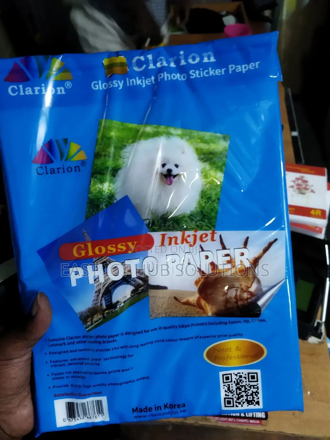 Glossy Inkjet Photo Sticker Paper A4 50 Sheets