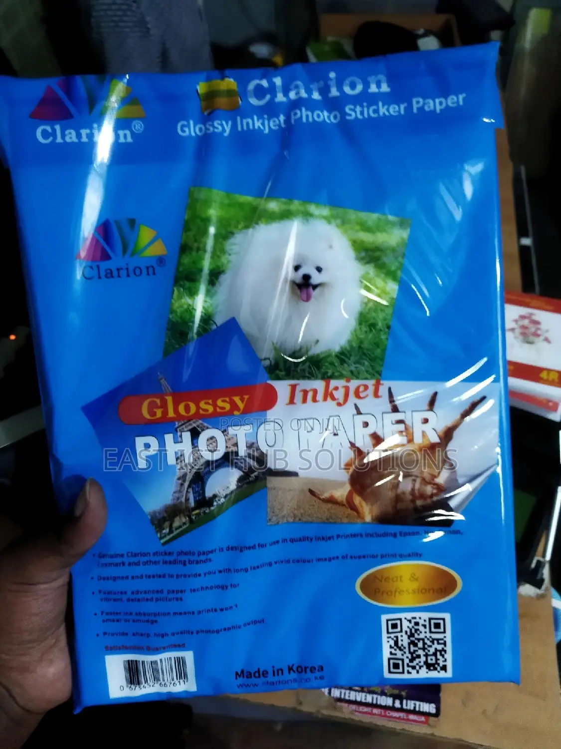 Glossy Inkjet Photo Sticker Paper A4 50 Sheets