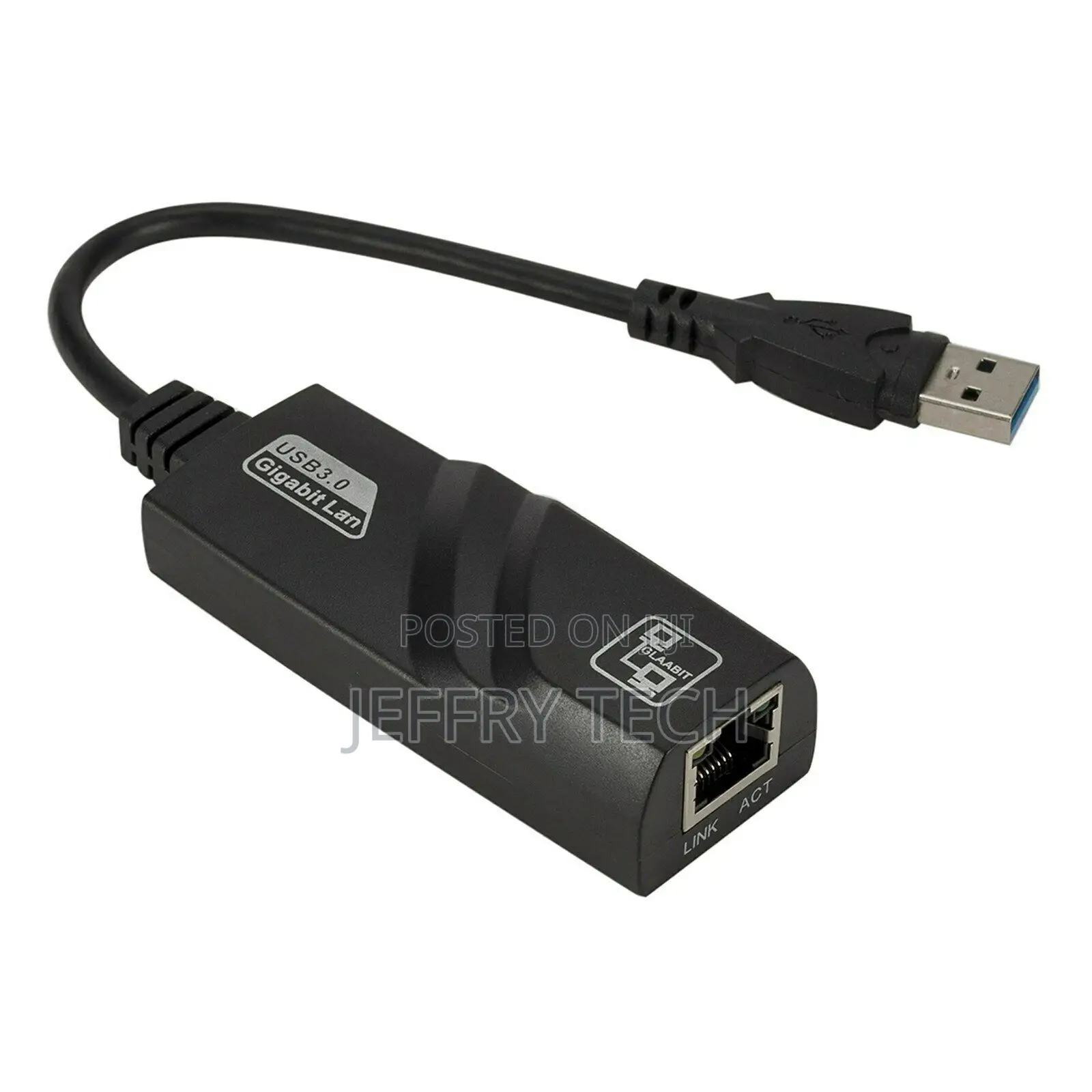 Wired Network Adapter Usb 3.0 to Gigabit Ethernet Rj45 Lan 1