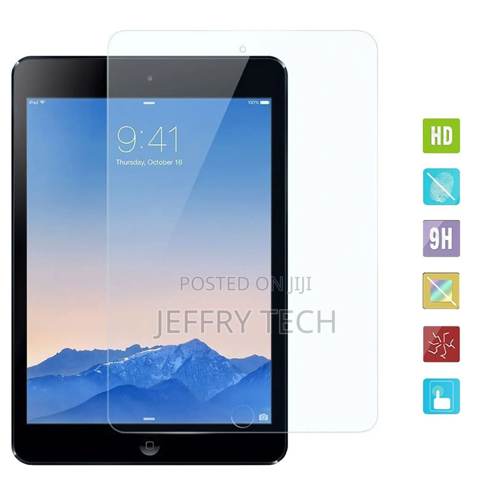 X2 Full Tempered Glass for Apple iPad Air 3 3rd Gen 2019 Scr