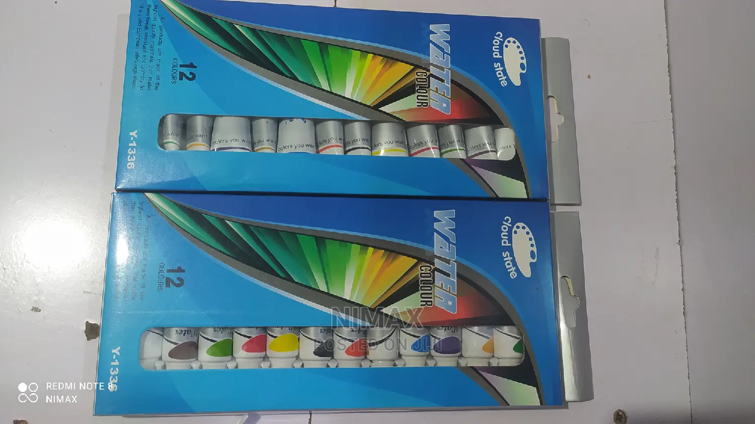Water Color Paints 12pcs Asstd Colors
