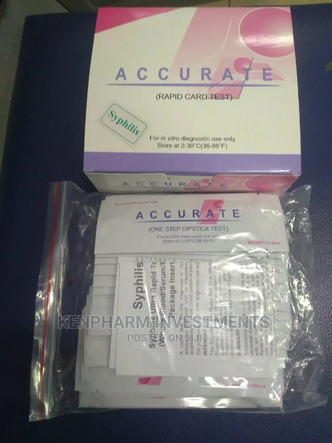 Syphillis Ultra Rapid Test Strips