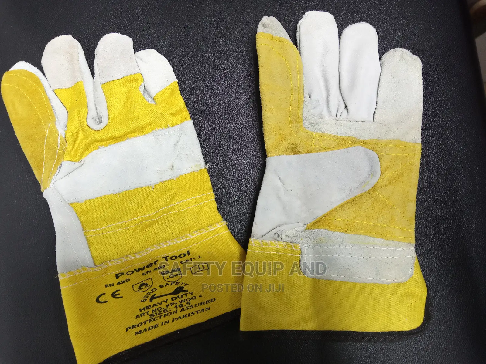 Safety Hand Gloves for Work-Leather