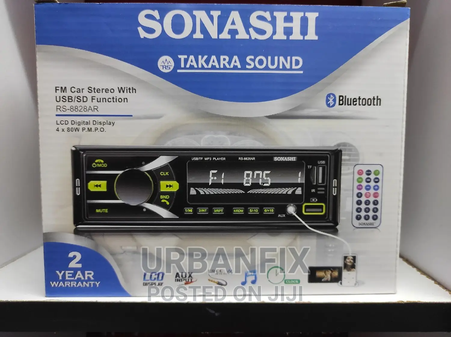 Brand New Car Radio With Bluetooth, Fm, Usb