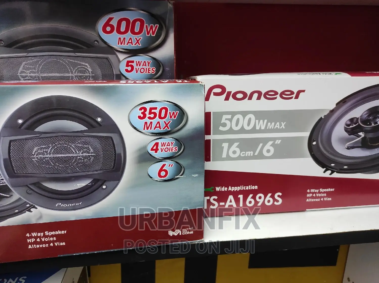 Sony and Pioneer 6 Inch Car Door Speakers