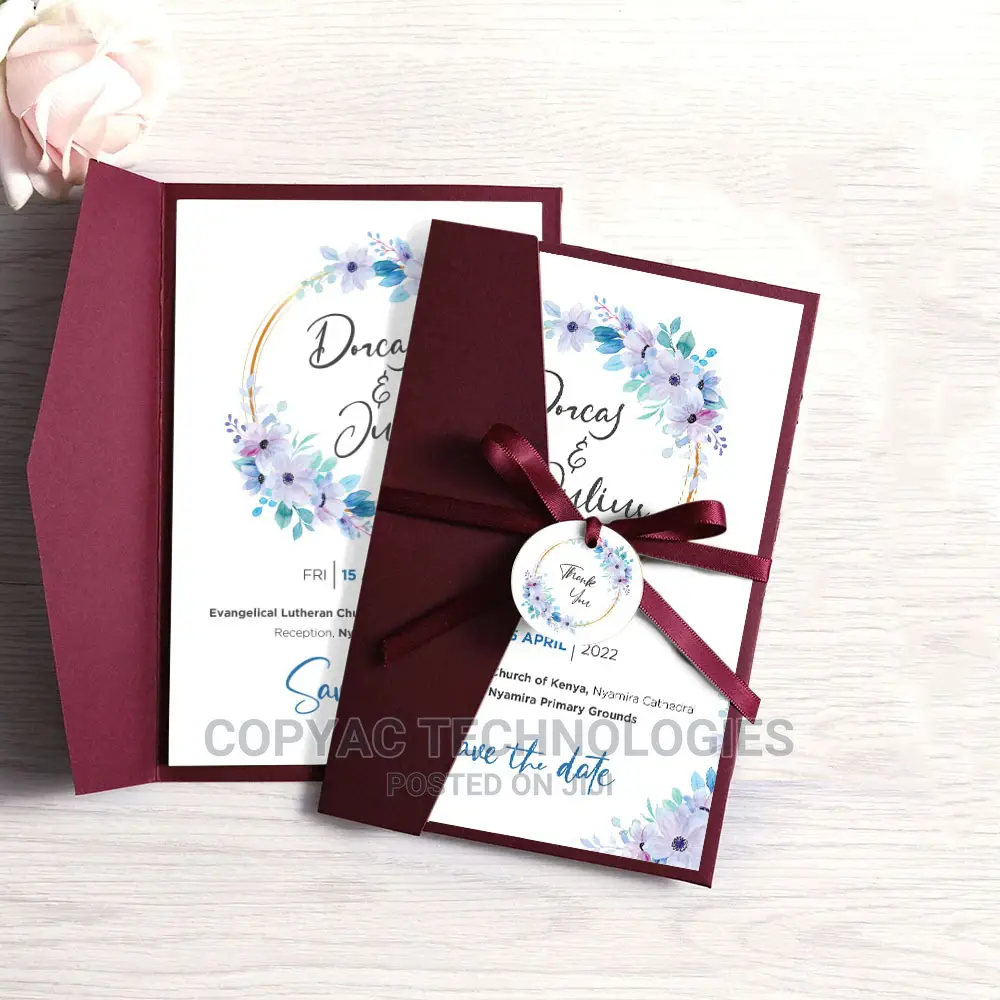 Printing of Amazing Wedding Cards