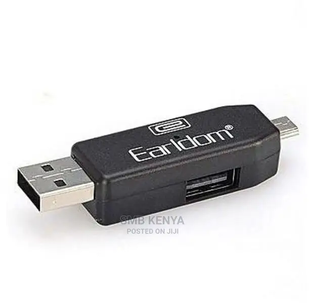 USB Male to Micro USB OTG Adapter With USB Hub and TF Memory