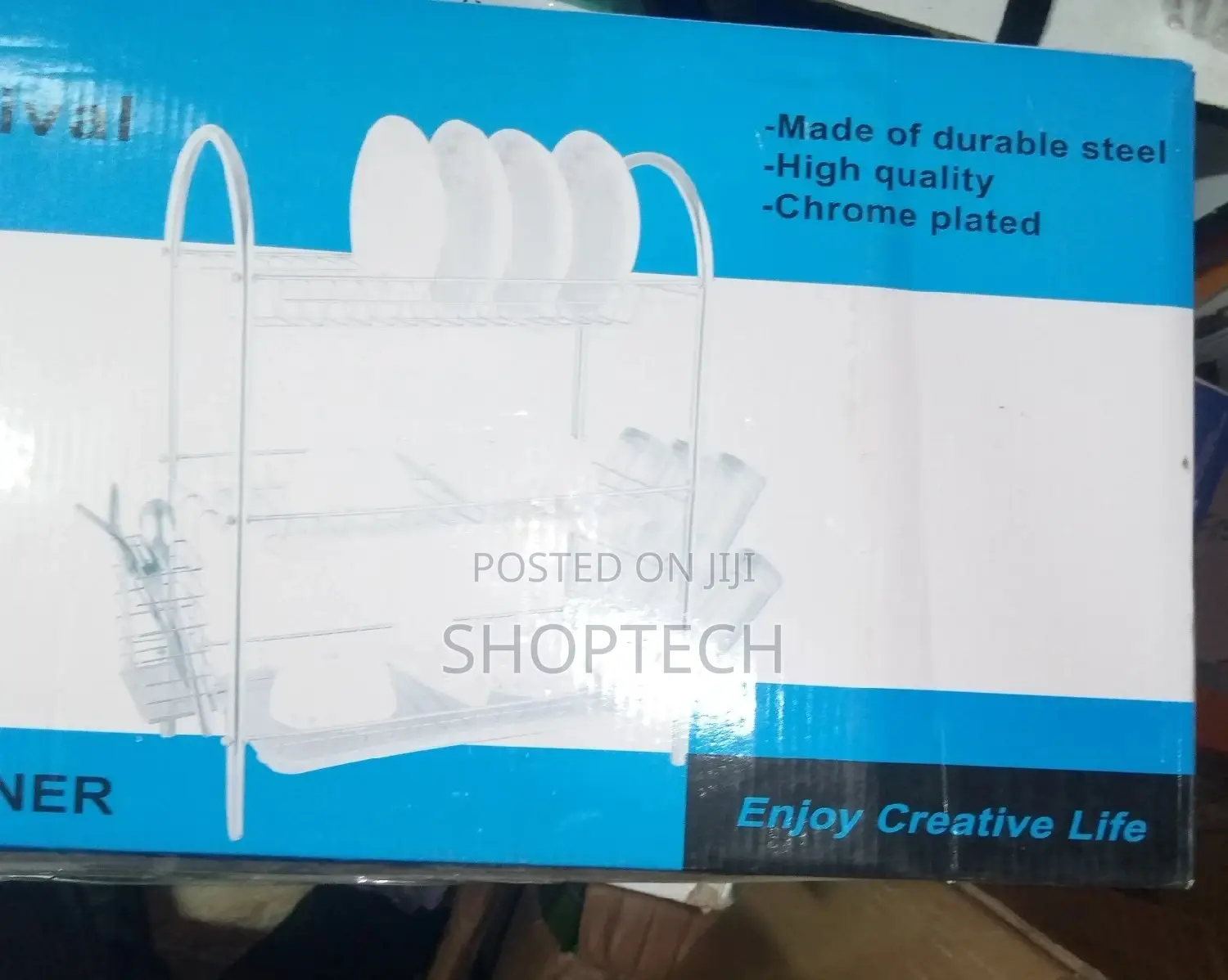 3 Layer Mettalic Dish Rack