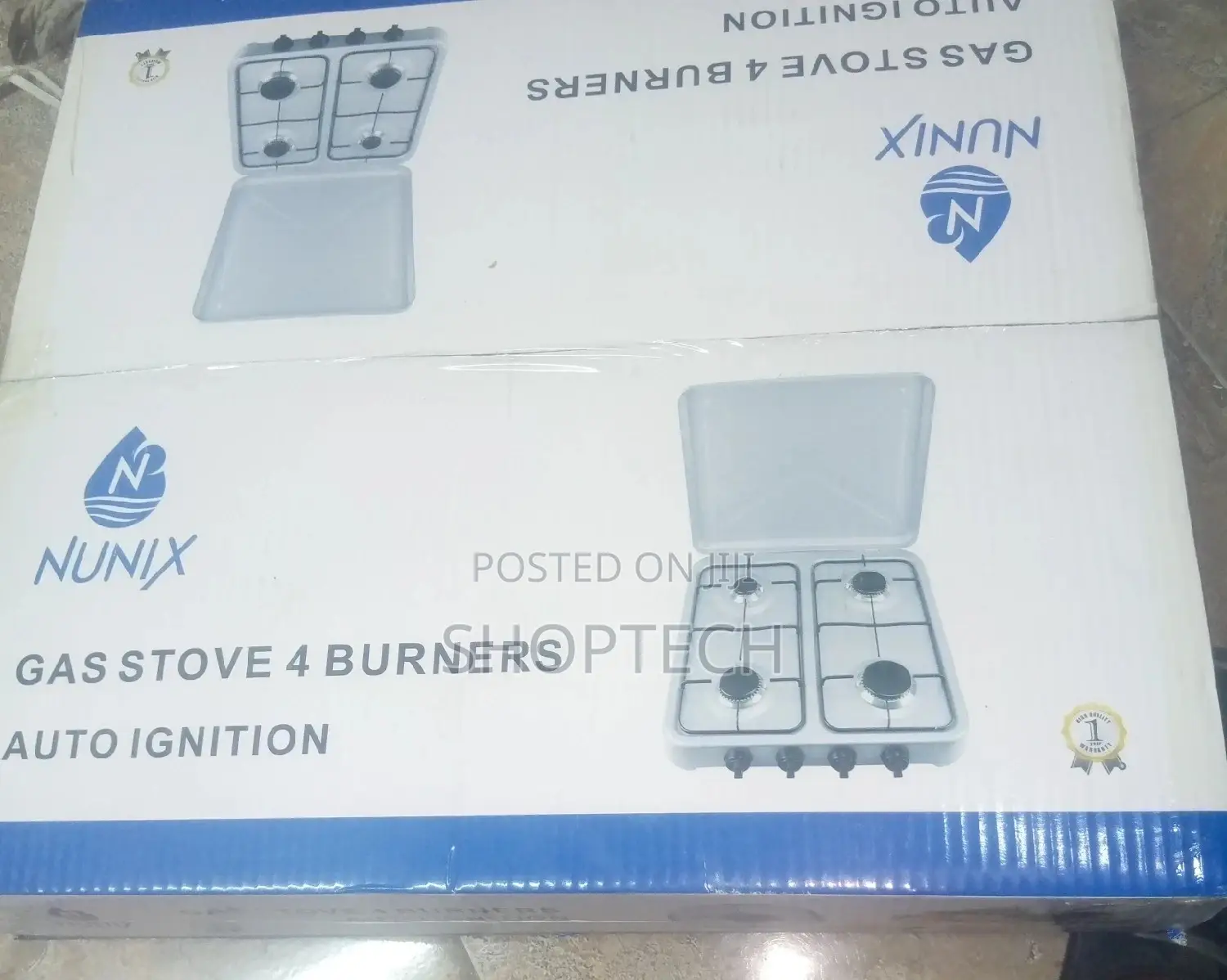 Nunix Four Burner Table Top Cooker.