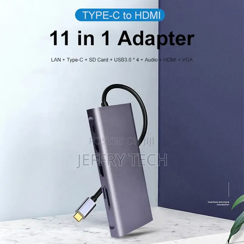 USB-C Multi Hub 11-In-1 USB Type C Hub Adapter 11 in 1 Docki