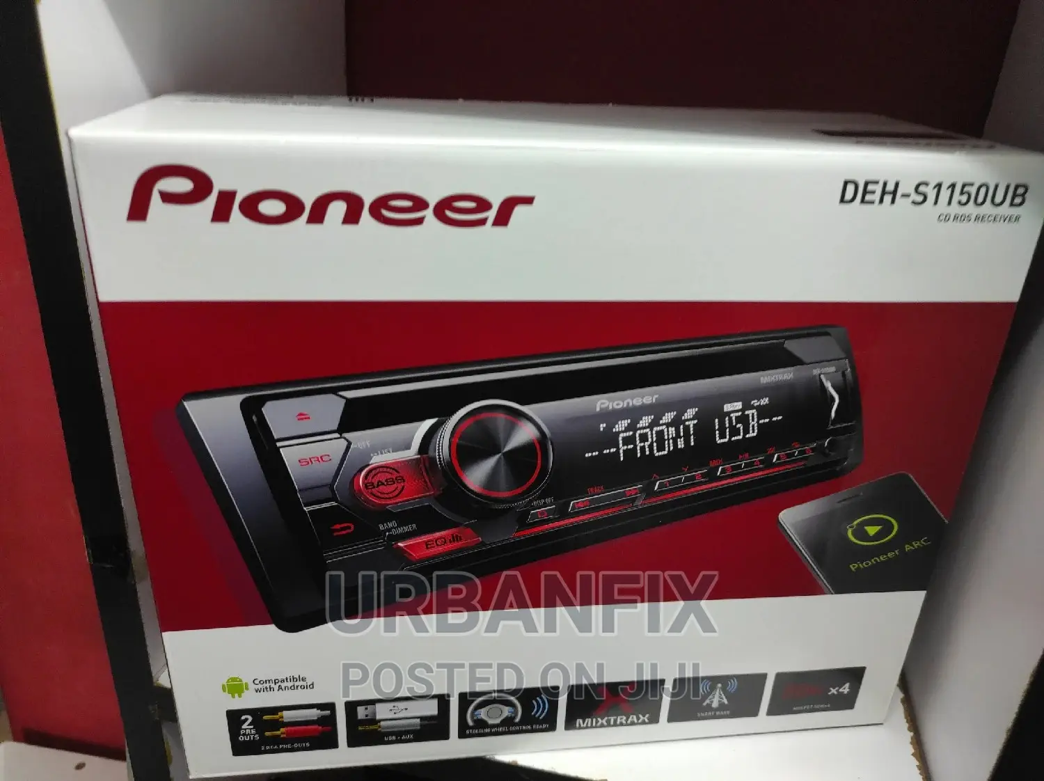 Pioneer Car Radio With Cd, Aux, Usb