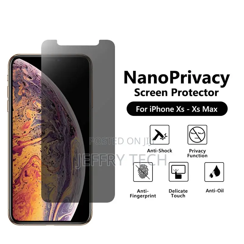 Anti Peep Privacy Glass Screen Protector for iPhone 6 7 8 X