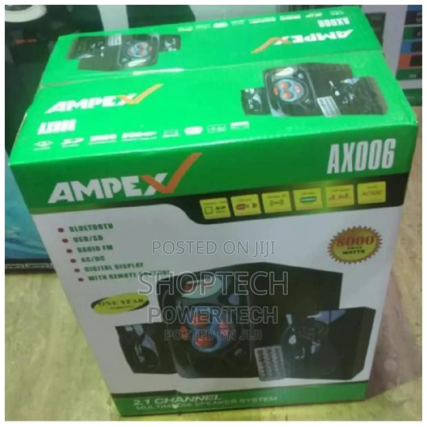 2.1ch Ampex Multimedia Speaker System.
