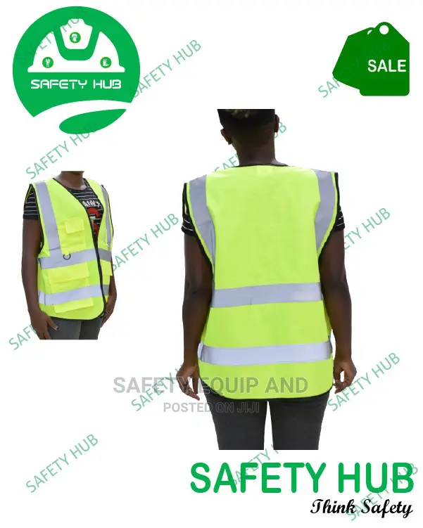Green Reflector Safety Vests