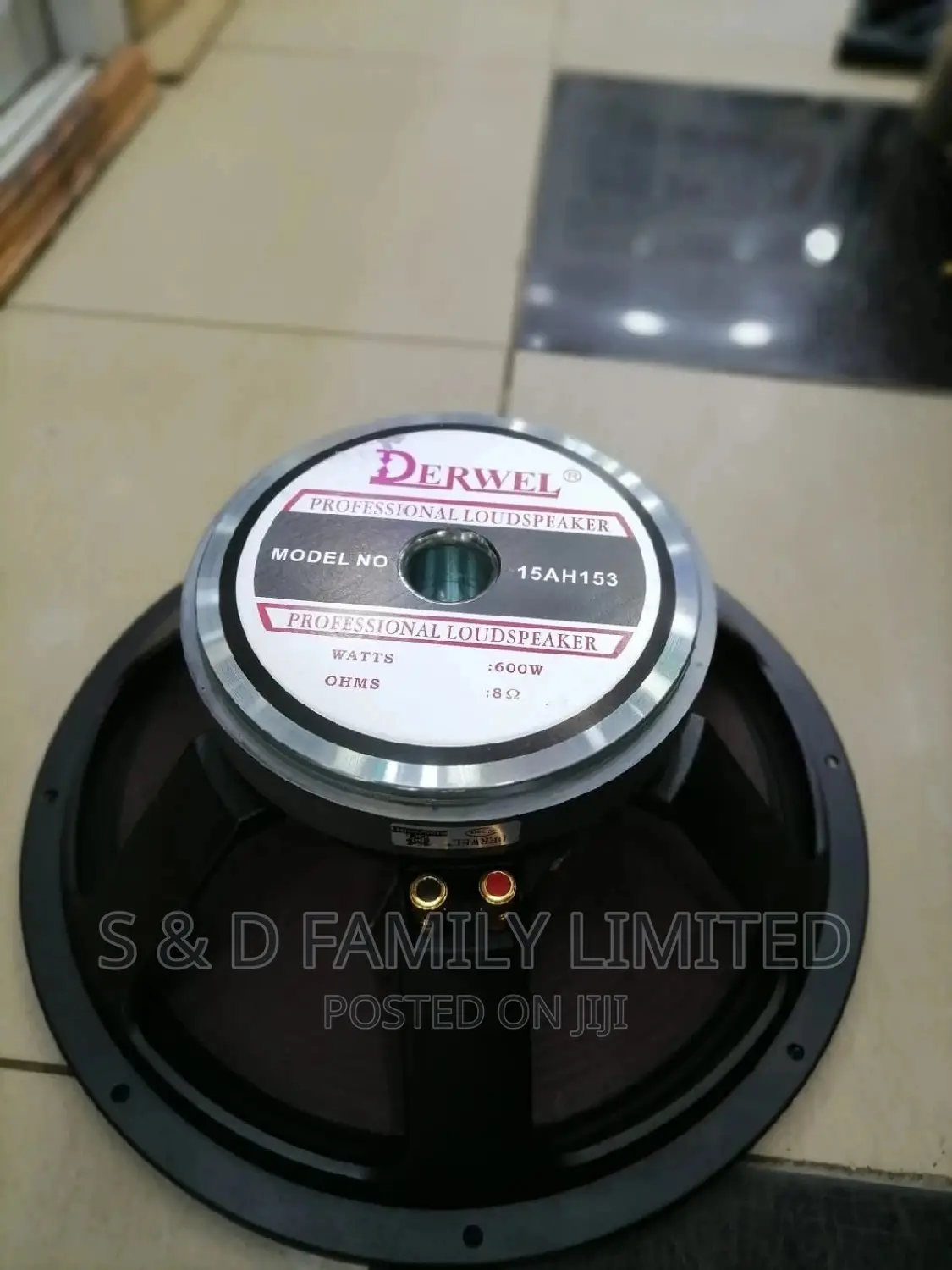 Derwel 15AH153 15 Inch Naked Speaker