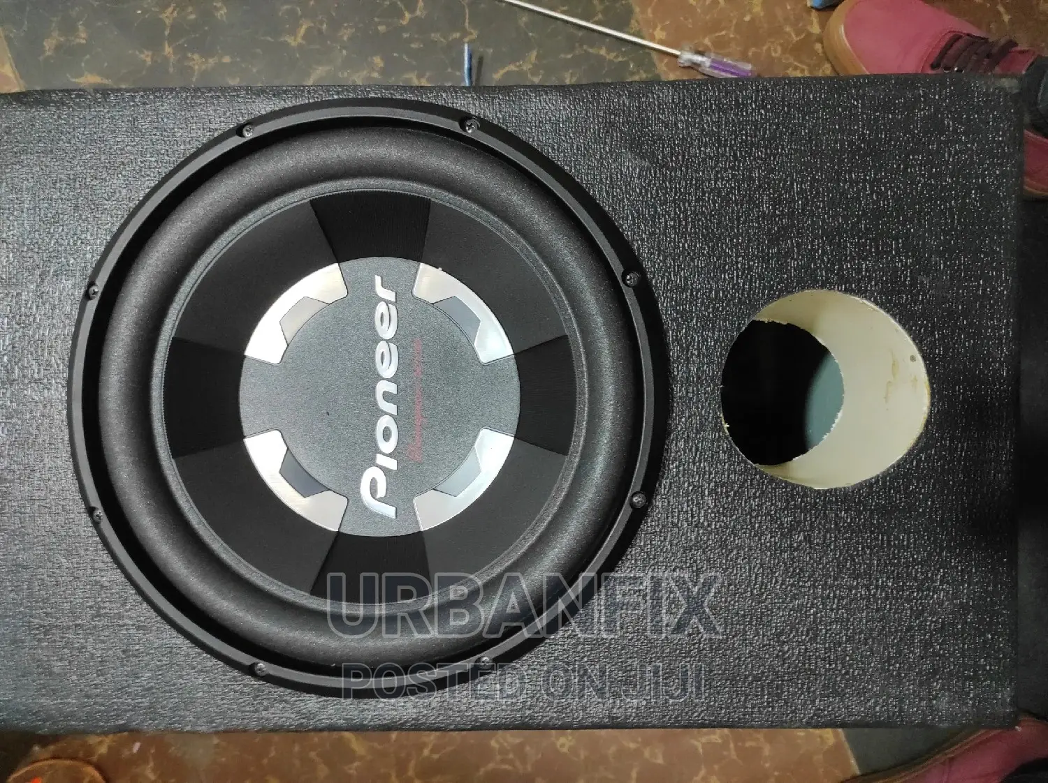 Pioneer 1400watts Double Magnet Subwoofer With Cabinet