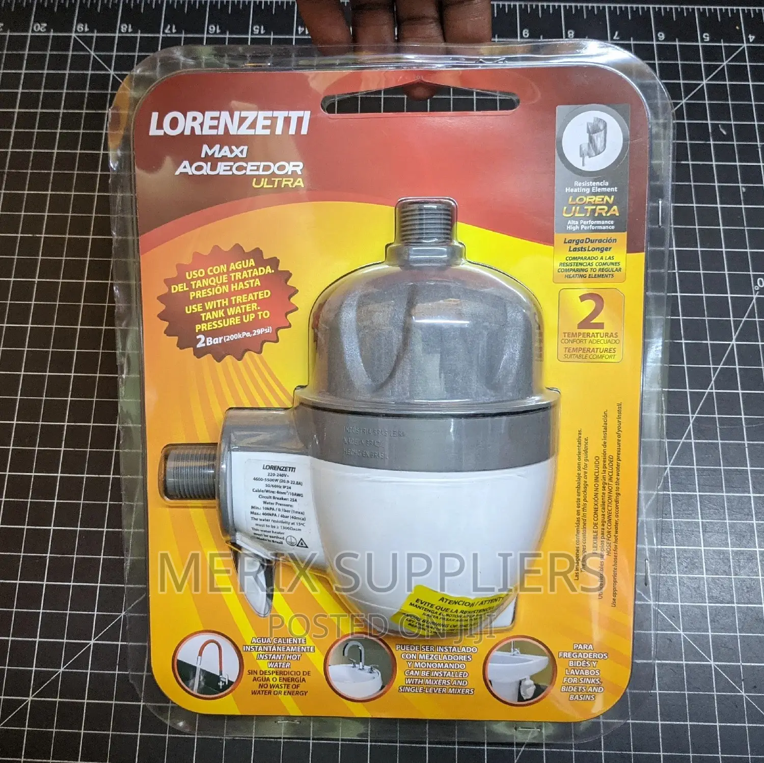 LORENZETTI Undersink Instant Heater | New Maxi Heater Ultra