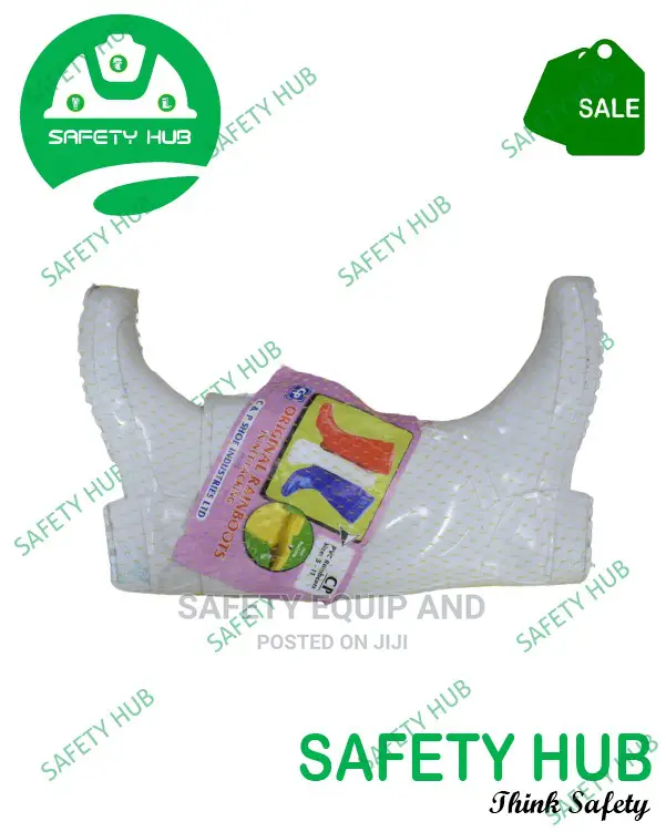 White CP Cleanners Gumboots