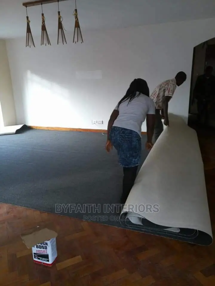 Gray Wall to Wall Carpet