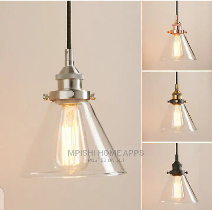 Glass Funnel Pendant Light