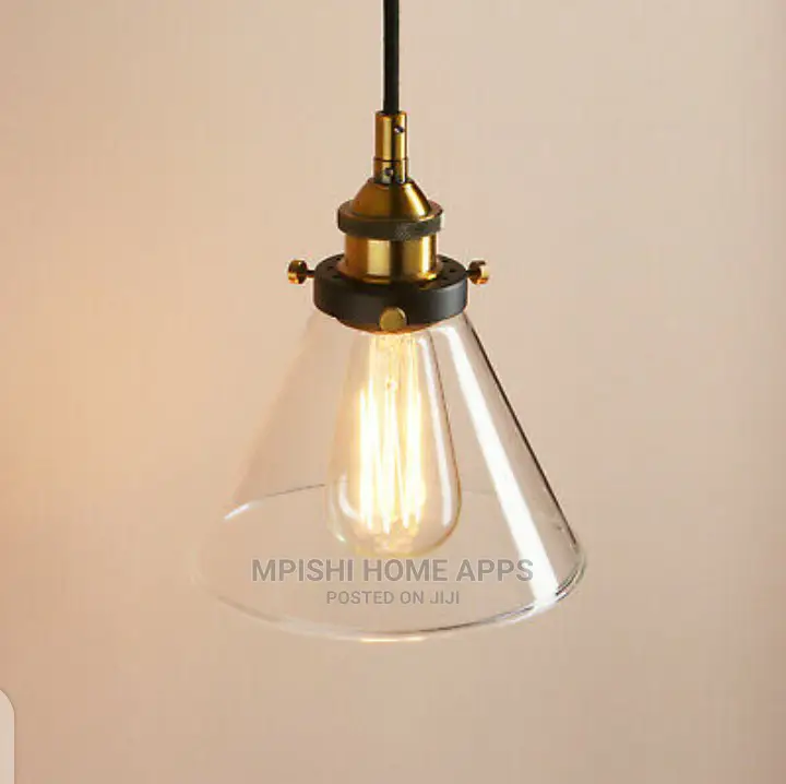 Glass Funnel Pendant Light