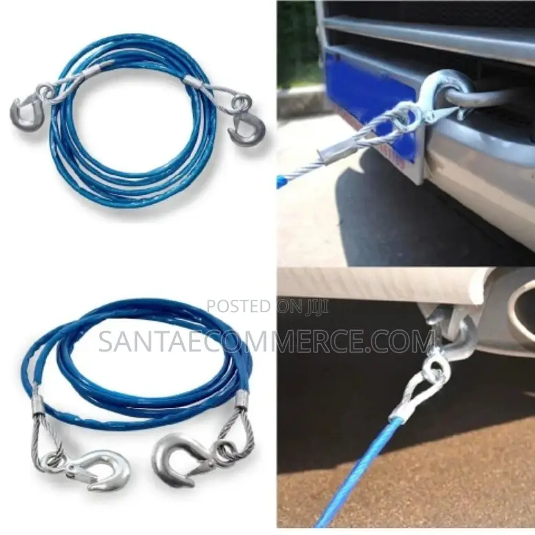Car Heavy Duty Emergency Steel Tow Rope Cable