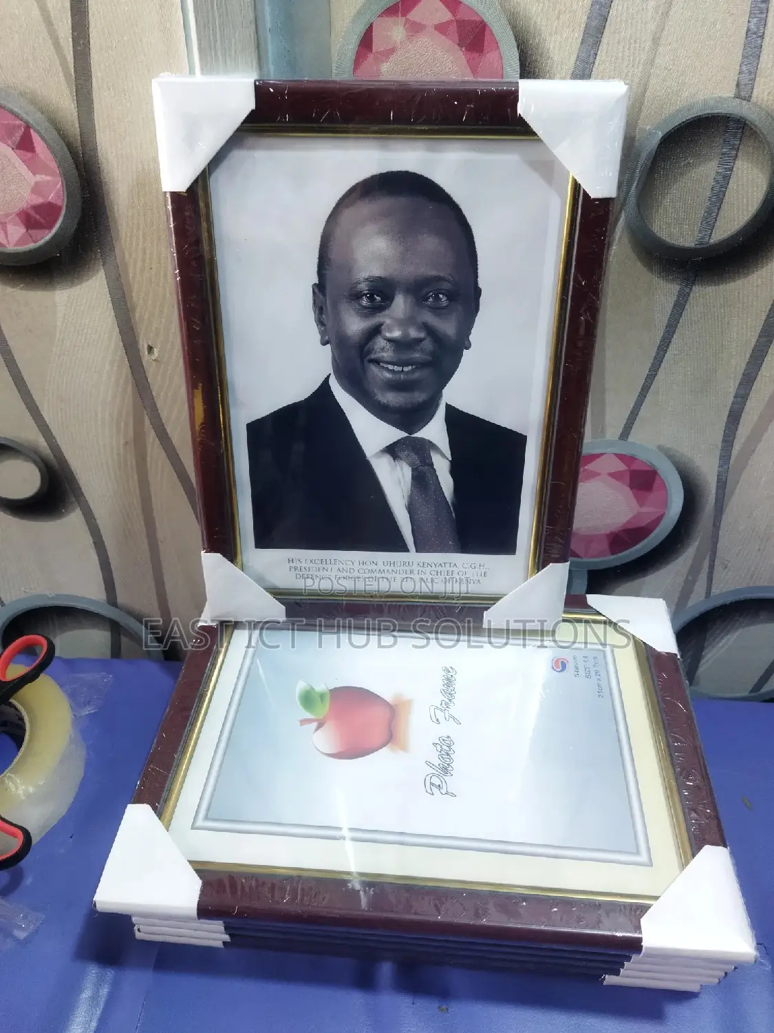 Photo Frame, Official President Framed Portrait, A4 Size